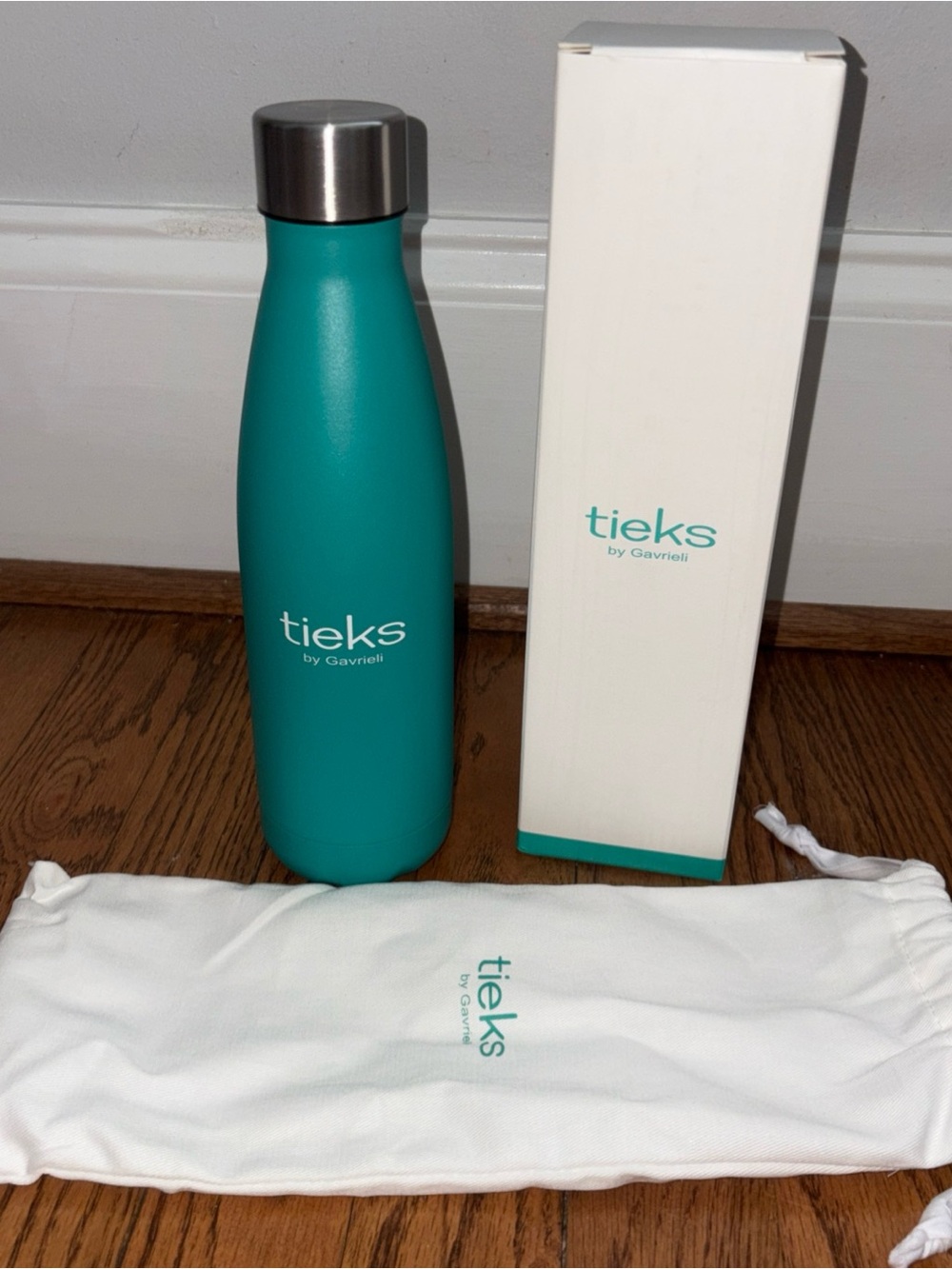 Tieks Teal Stainless Insulated Bottle